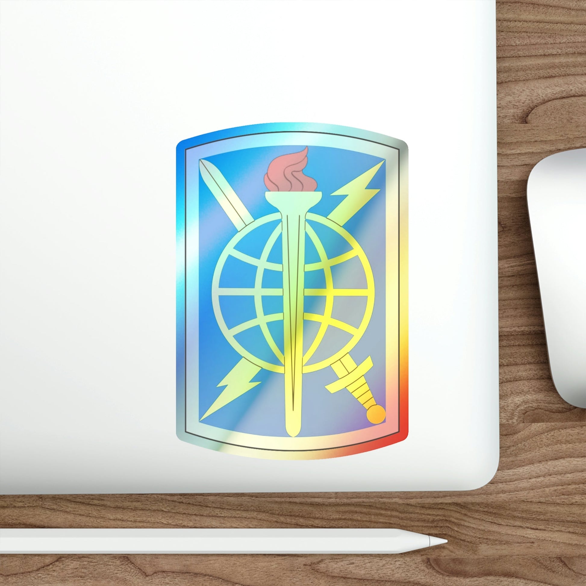 500 Military Intelligence Brigade (U.S. Army) Holographic STICKER Die-Cut Vinyl Decal-The Sticker Space