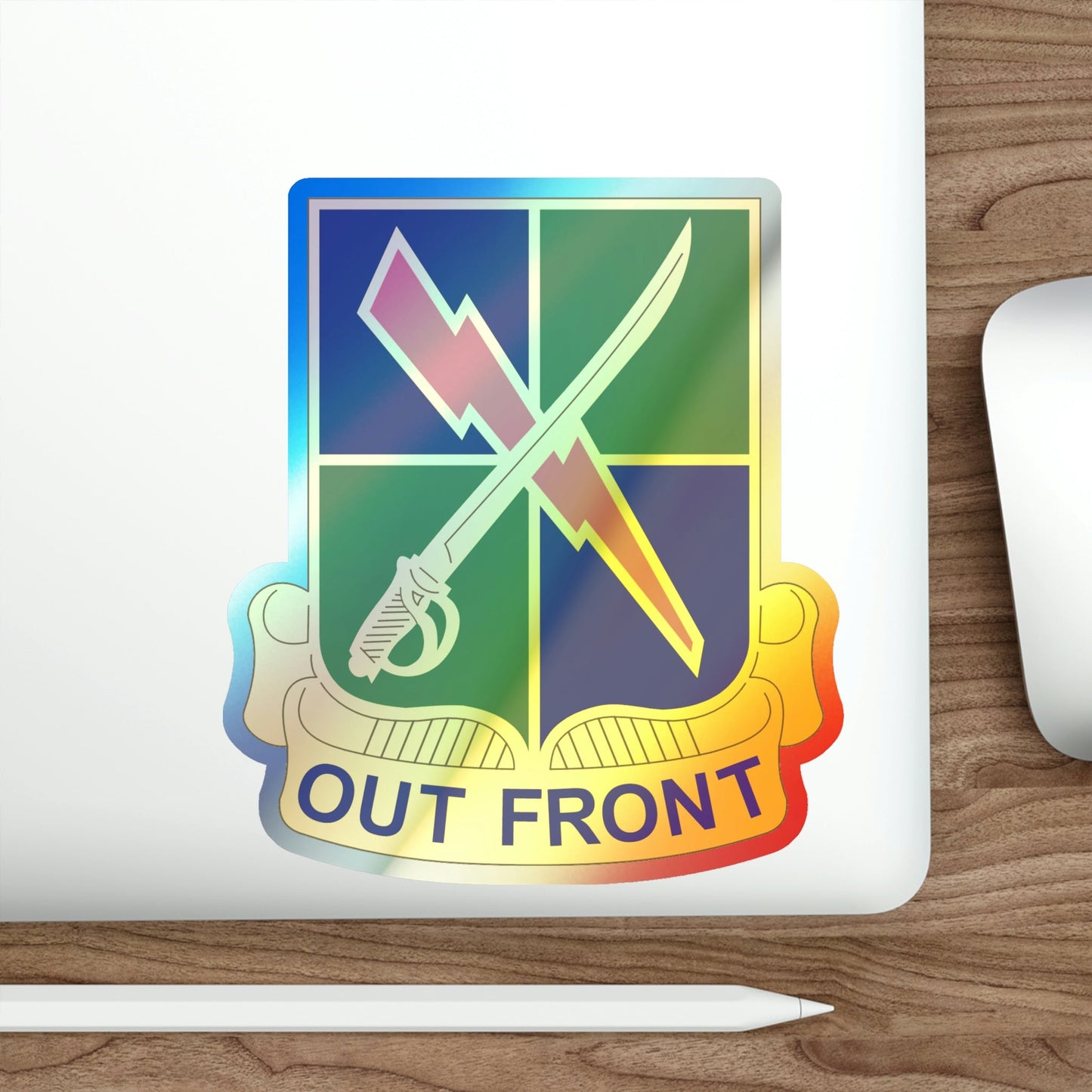 501 Military Intelligence Battalion (U.S. Army) Holographic STICKER Die-Cut Vinyl Decal-The Sticker Space