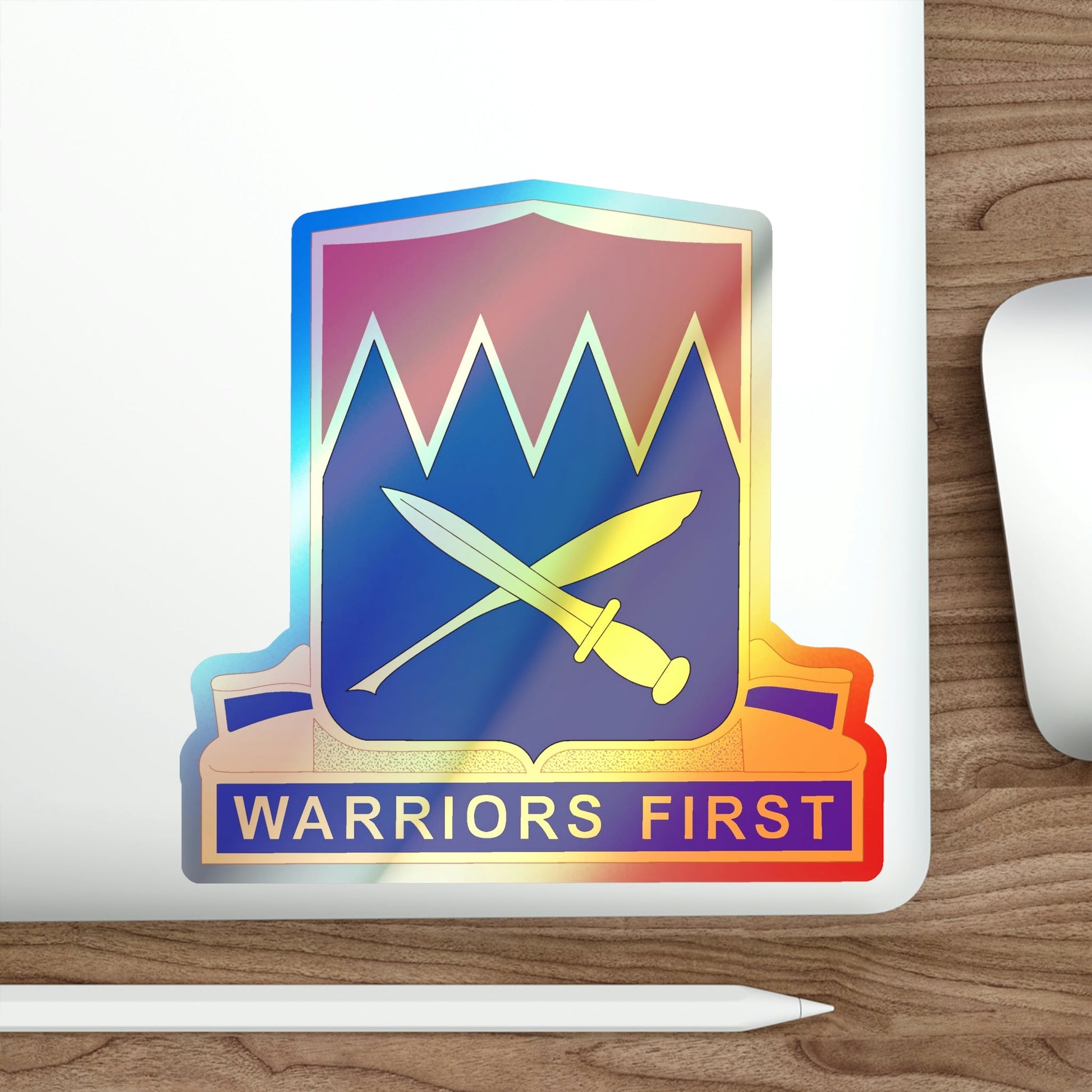 509 Personnel Services Battalion (U.S. Army) Holographic STICKER Die-Cut Vinyl Decal-The Sticker Space