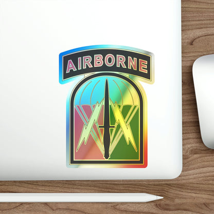 528 Sustainment Brigade 2 (U.S. Army) Holographic STICKER Die-Cut Vinyl Decal-The Sticker Space