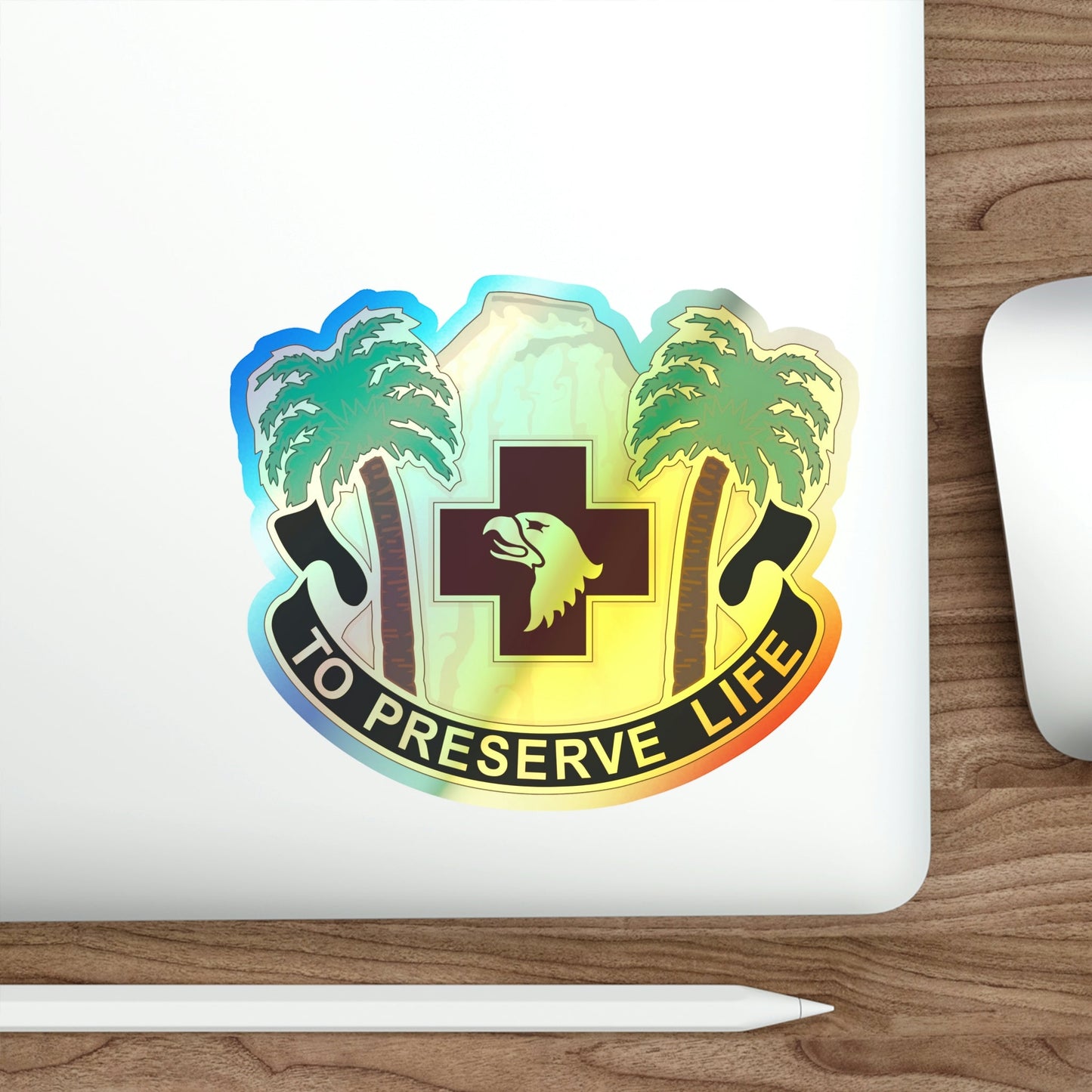 531st Hospital Center (U.S. Army) Holographic STICKER Die-Cut Vinyl Decal-The Sticker Space