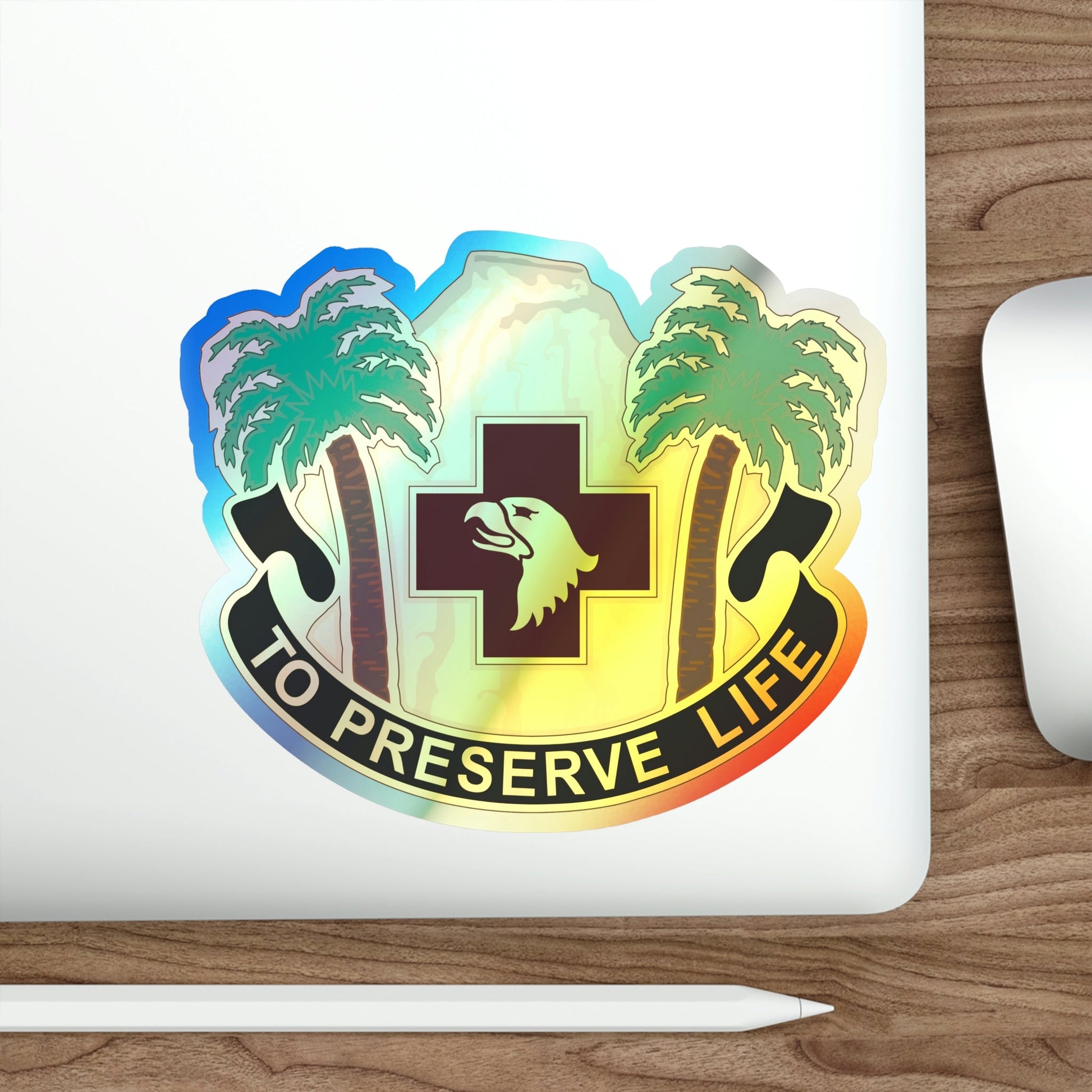 531st Hospital Center (U.S. Army) Holographic STICKER Die-Cut Vinyl Decal-The Sticker Space