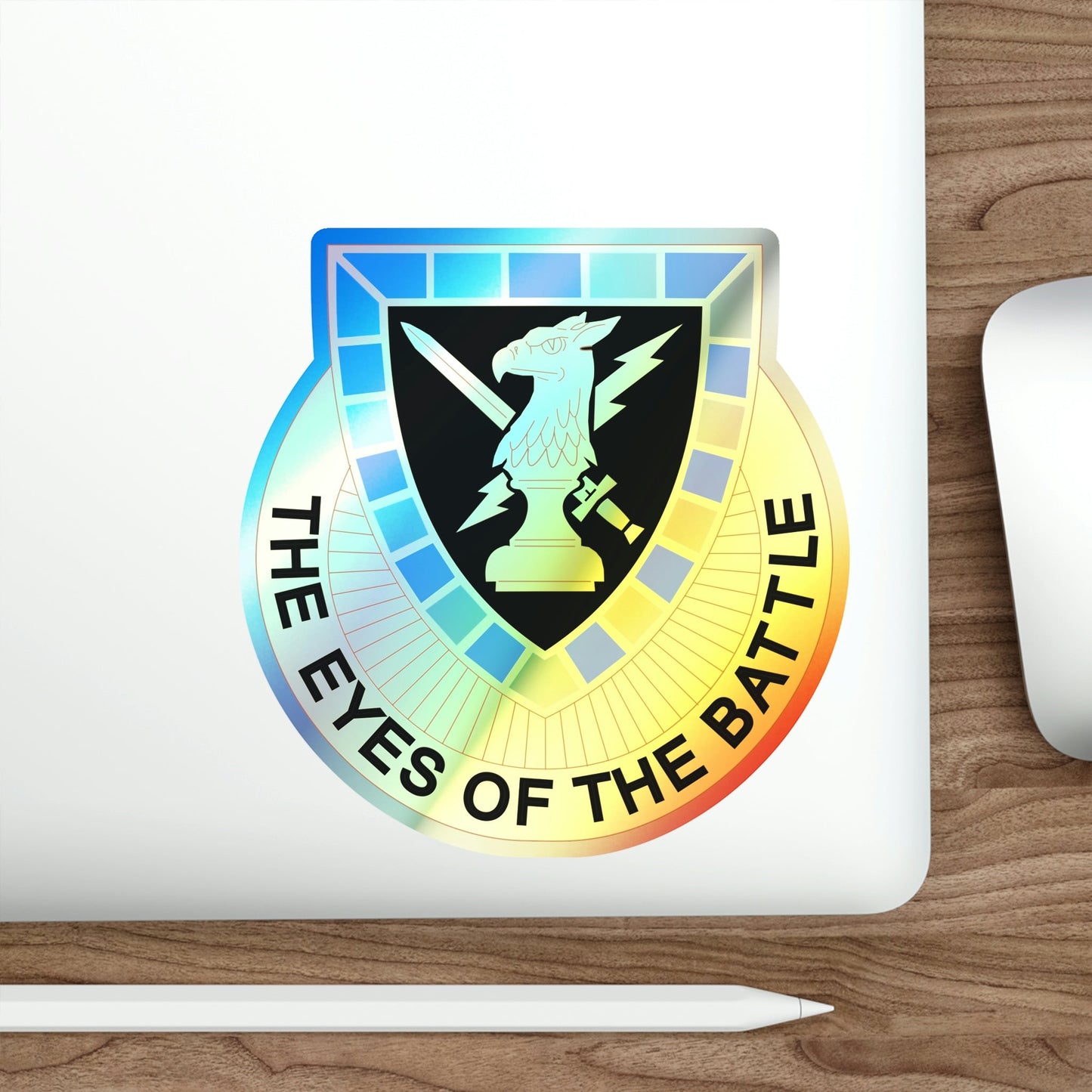 542 Military Intelligence Battalion (U.S. Army) Holographic STICKER Die-Cut Vinyl Decal-The Sticker Space