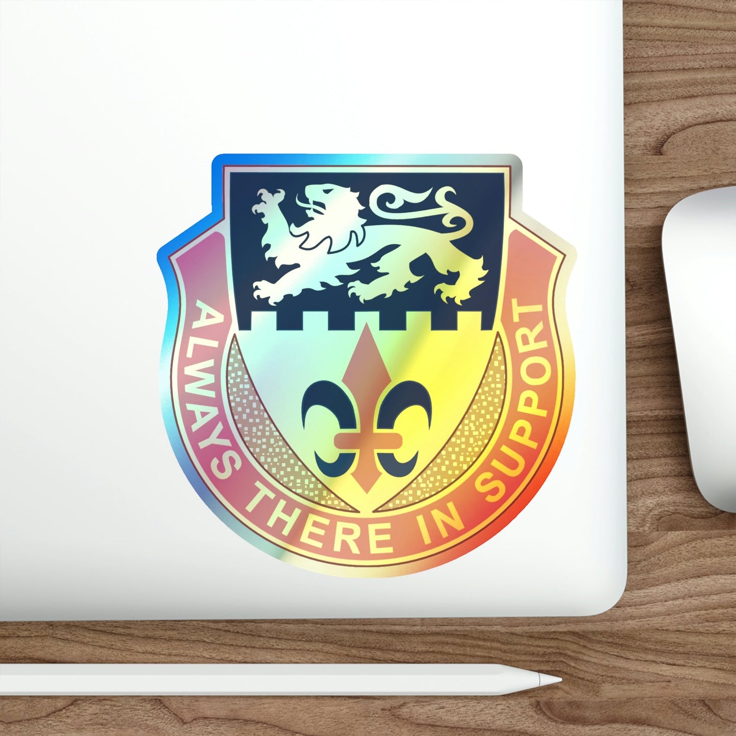 55 Personnel Services Battalion (U.S. Army) Holographic STICKER Die-Cut Vinyl Decal-The Sticker Space