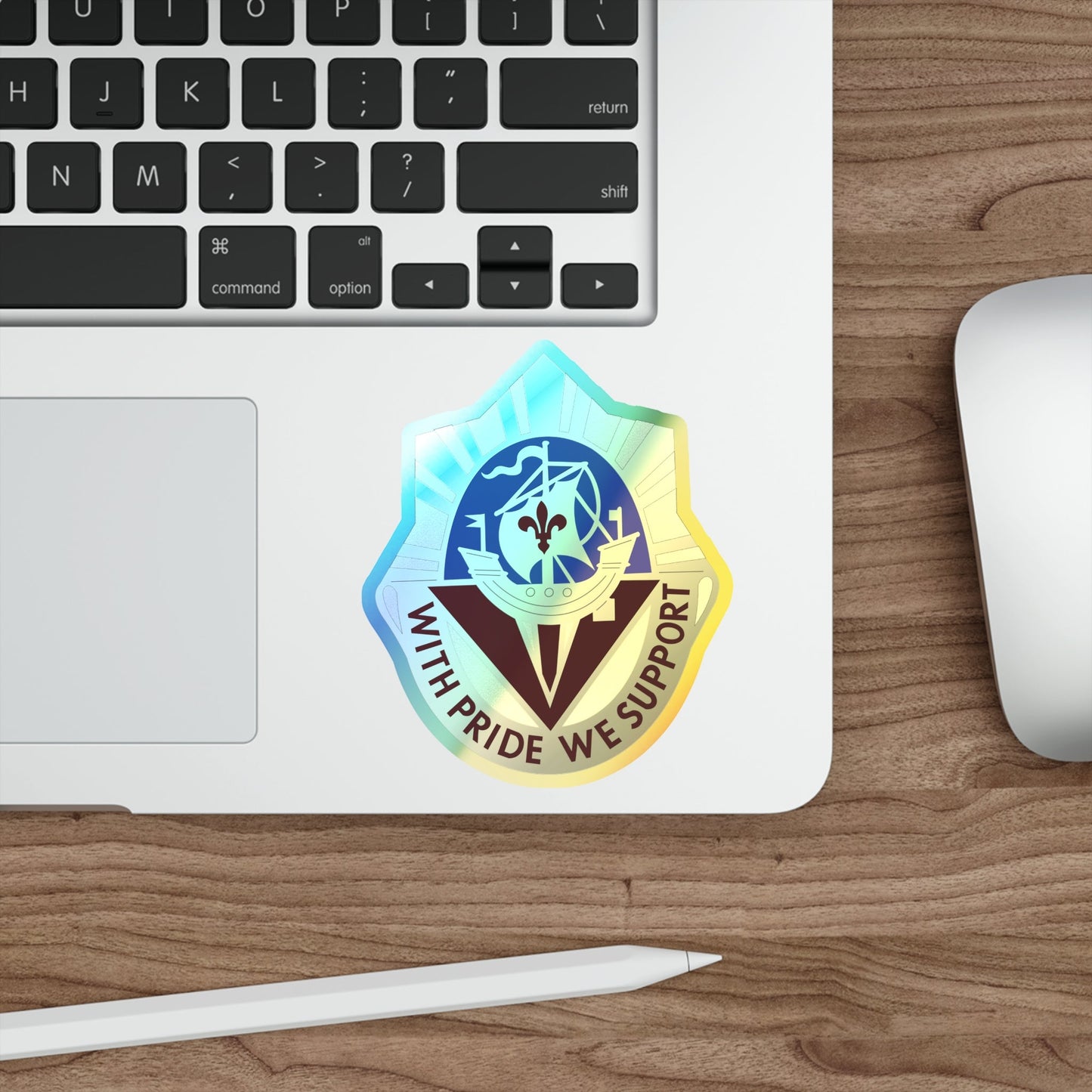 55 Surgical Hospital (U.S. Army) Holographic STICKER Die-Cut Vinyl Decal-The Sticker Space