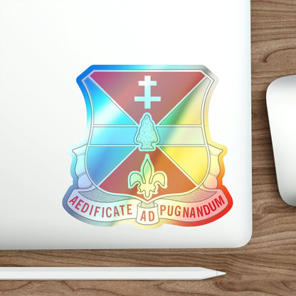 578 Engineer Battalion (U.S. Army) Holographic STICKER Die-Cut Vinyl Decal-The Sticker Space