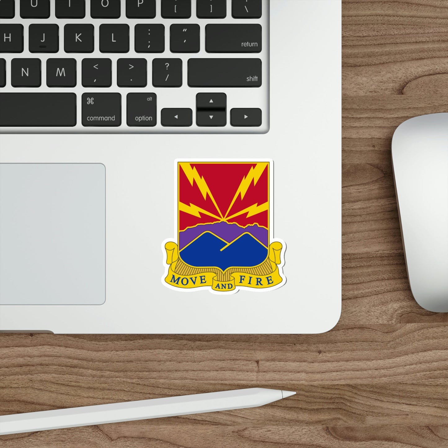 593rd Field Artillery Battalion (U.S. Army) STICKER Vinyl Die-Cut Decal-The Sticker Space