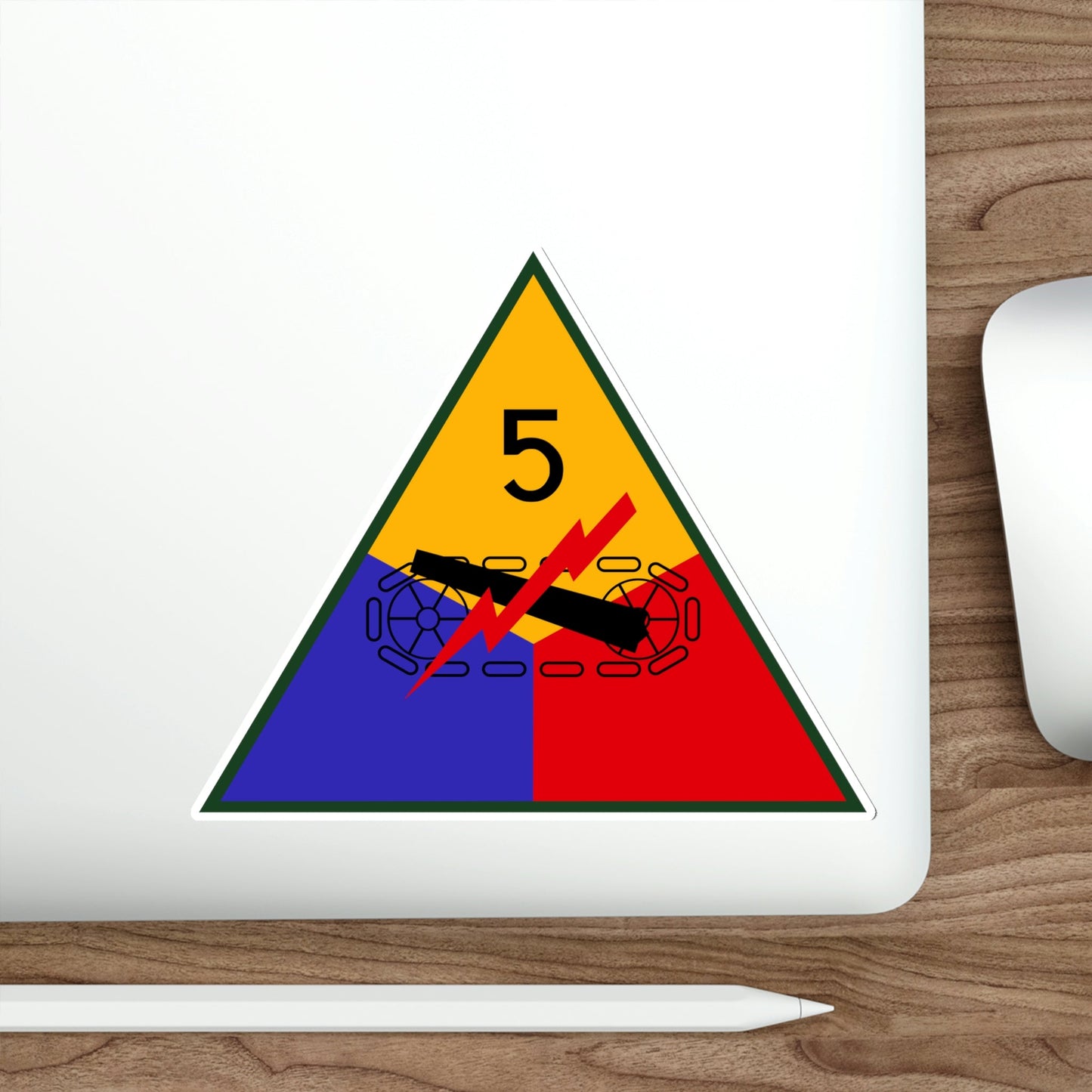 5th Armored Division (U.S. Army) STICKER Vinyl Die-Cut Decal-The Sticker Space