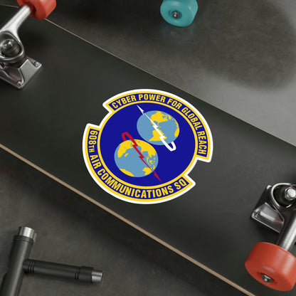 608th Air Communications Squadron (U.S. Air Force) STICKER Vinyl Die-Cut Decal-The Sticker Space
