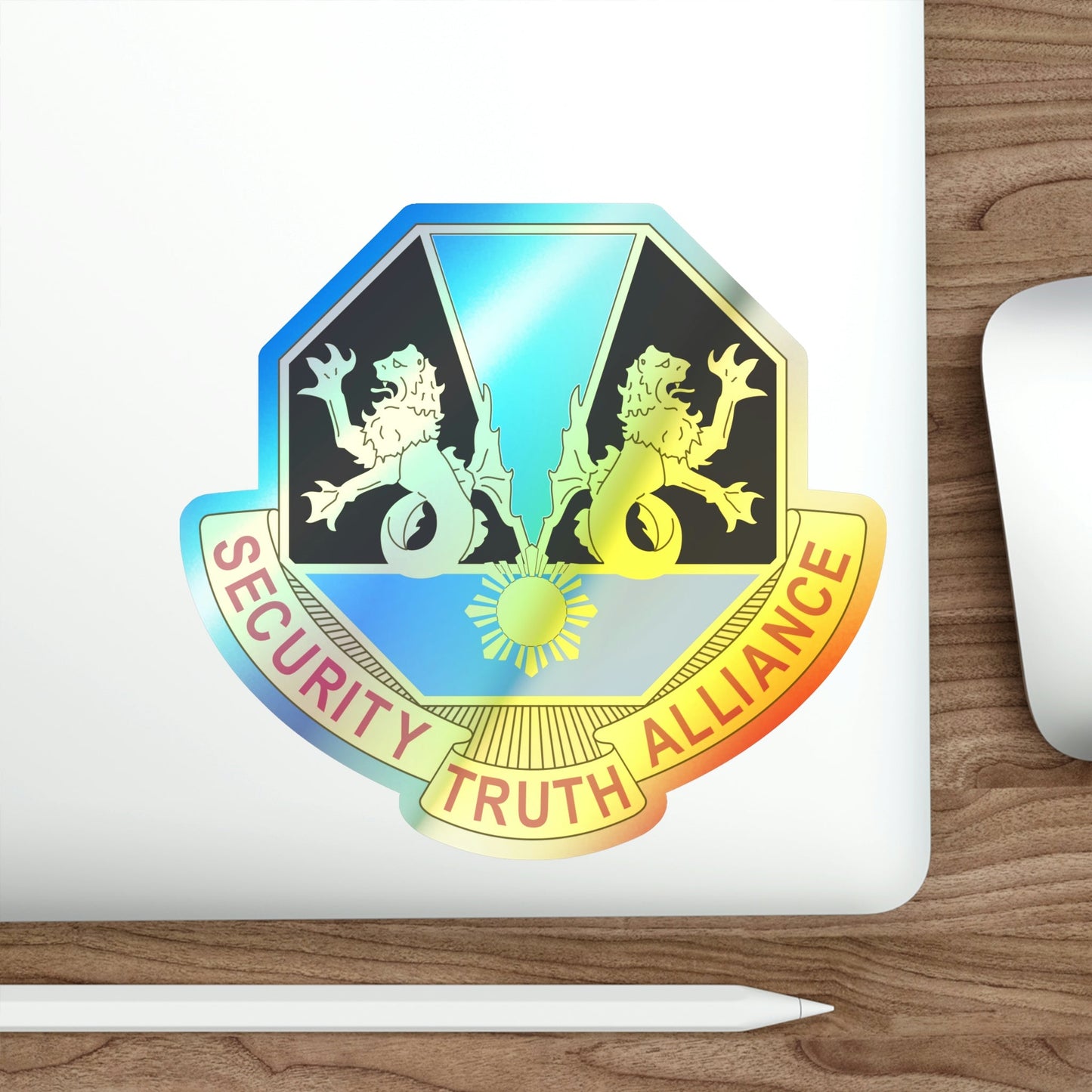 650 Military Intelligence Group 2 (U.S. Army) Holographic STICKER Die-Cut Vinyl Decal-The Sticker Space