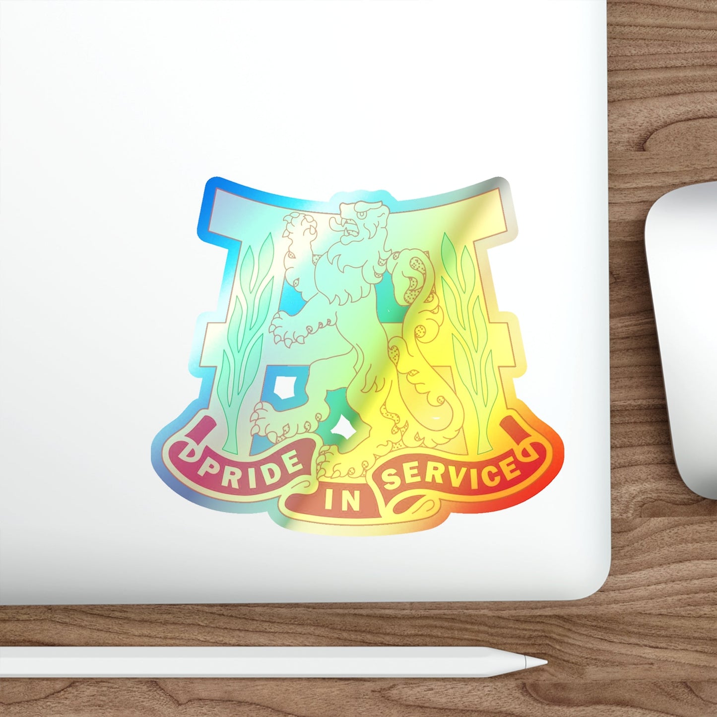 66 Maintenance Battalion (U.S. Army) Holographic STICKER Die-Cut Vinyl Decal-The Sticker Space