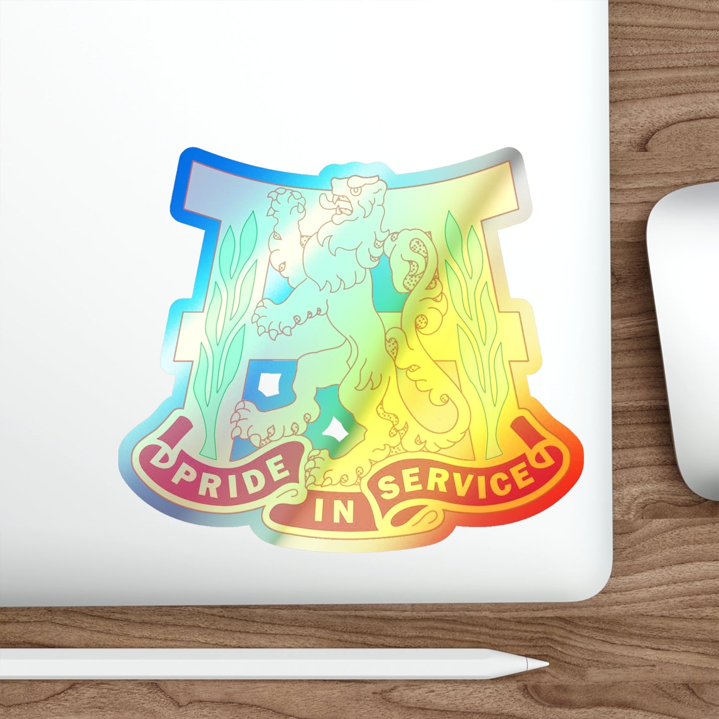 66 Maintenance Battalion (U.S. Army) Holographic STICKER Die-Cut Vinyl Decal-The Sticker Space