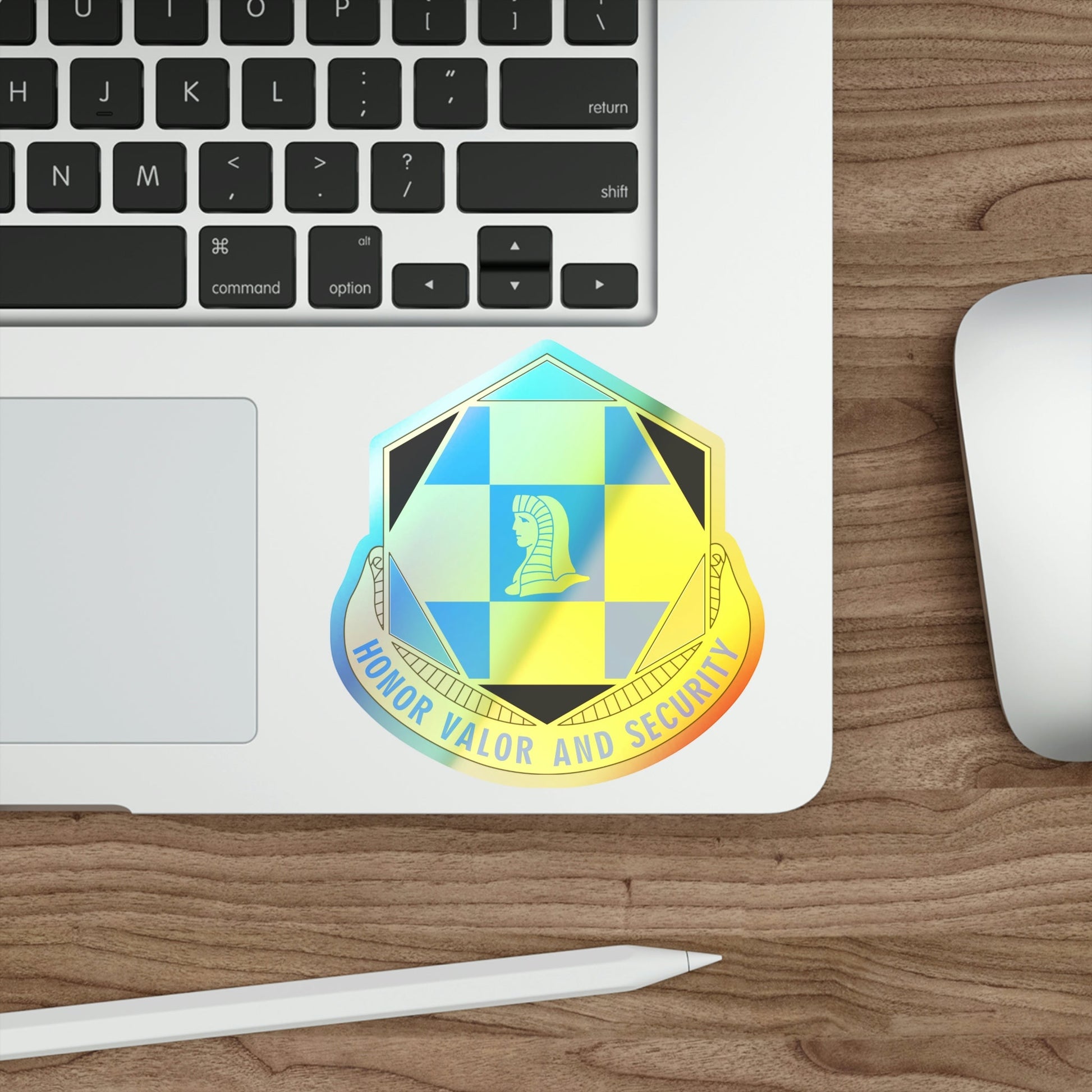66 Military Intelligence Brigade v2 (U.S. Army) Holographic STICKER Die-Cut Vinyl Decal-The Sticker Space