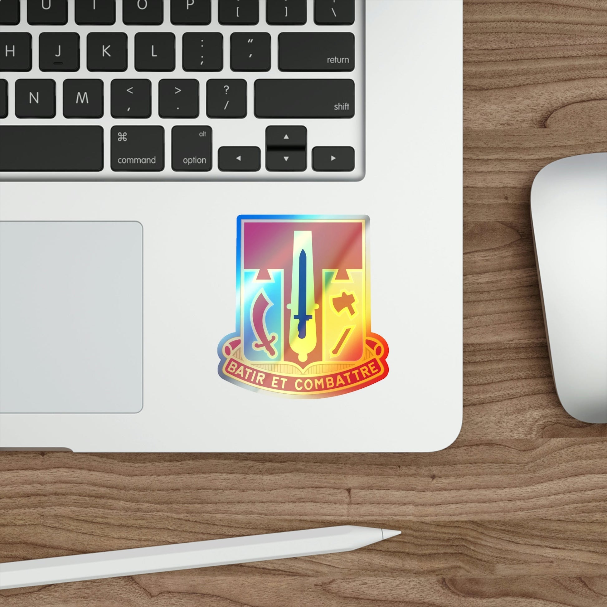 682 Engineer Battalion (U.S. Army) Holographic STICKER Die-Cut Vinyl Decal-The Sticker Space