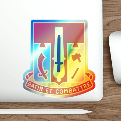 682 Engineer Battalion (U.S. Army) Holographic STICKER Die-Cut Vinyl Decal-The Sticker Space