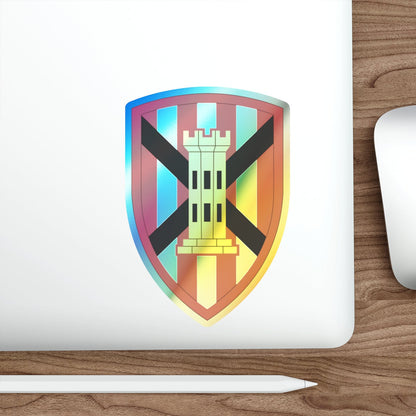 7 Engineer Brigade (U.S. Army) Holographic STICKER Die-Cut Vinyl Decal-The Sticker Space