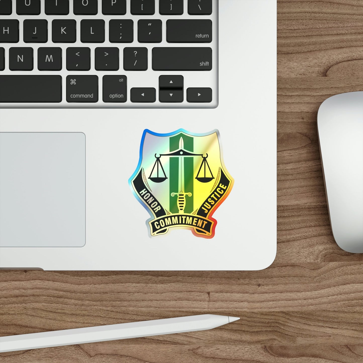 724 Military Police Battalion (U.S. Army) Holographic STICKER Die-Cut Vinyl Decal-The Sticker Space