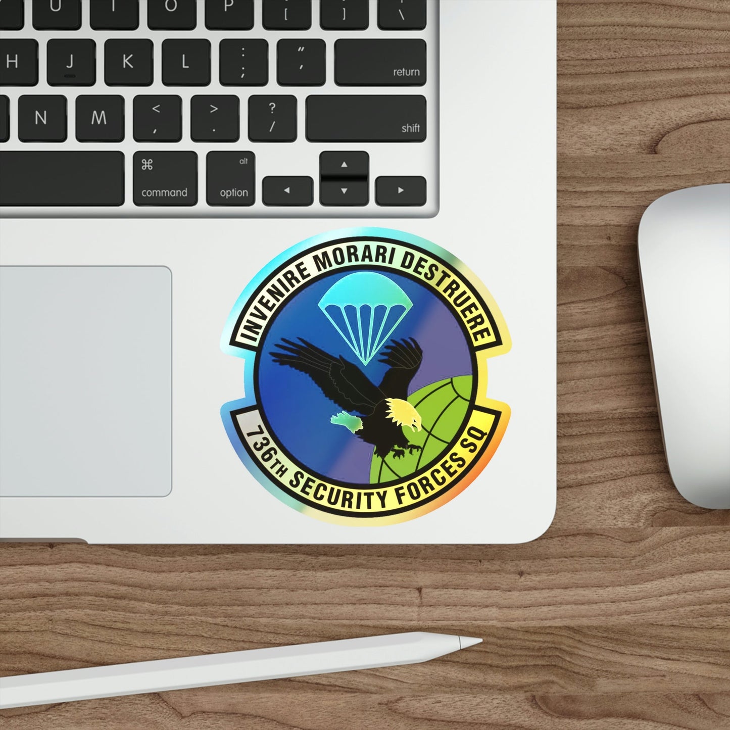 736th Security Forces Squadron (U.S. Air Force) Holographic STICKER Die-Cut Vinyl Decal-The Sticker Space