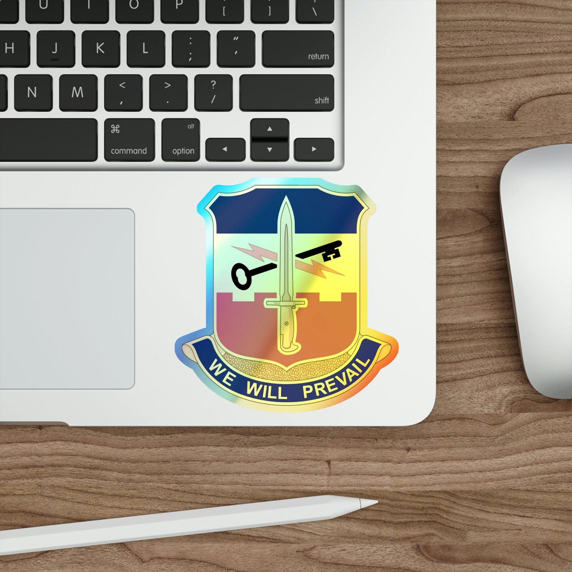 741 Engineer Battalion (U.S. Army) Holographic STICKER Die-Cut Vinyl Decal-The Sticker Space