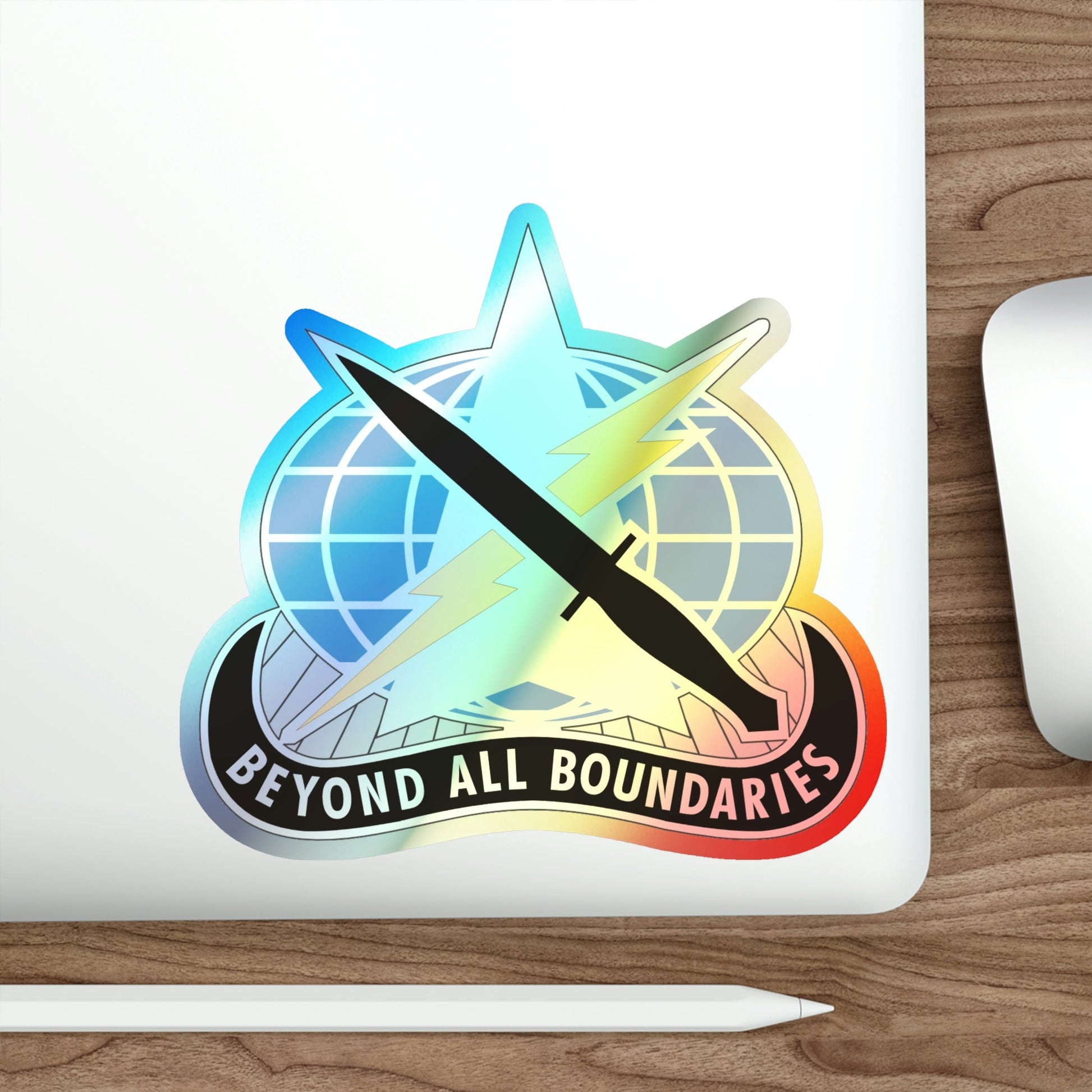 743 Military Intelligence Battalion (U.S. Army) Holographic STICKER Die-Cut Vinyl Decal-The Sticker Space