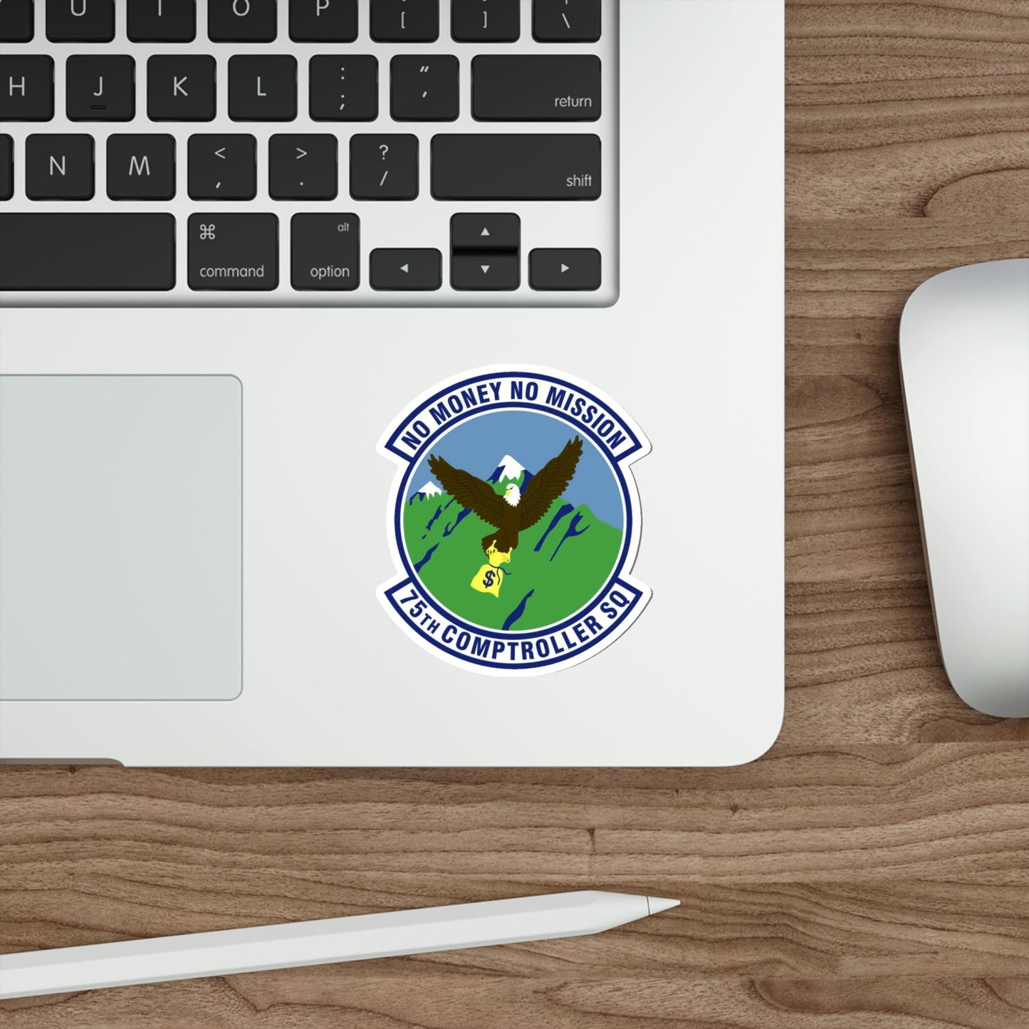 75th Comptroller Squadron (U.S. Air Force) STICKER Vinyl Die-Cut Decal-The Sticker Space