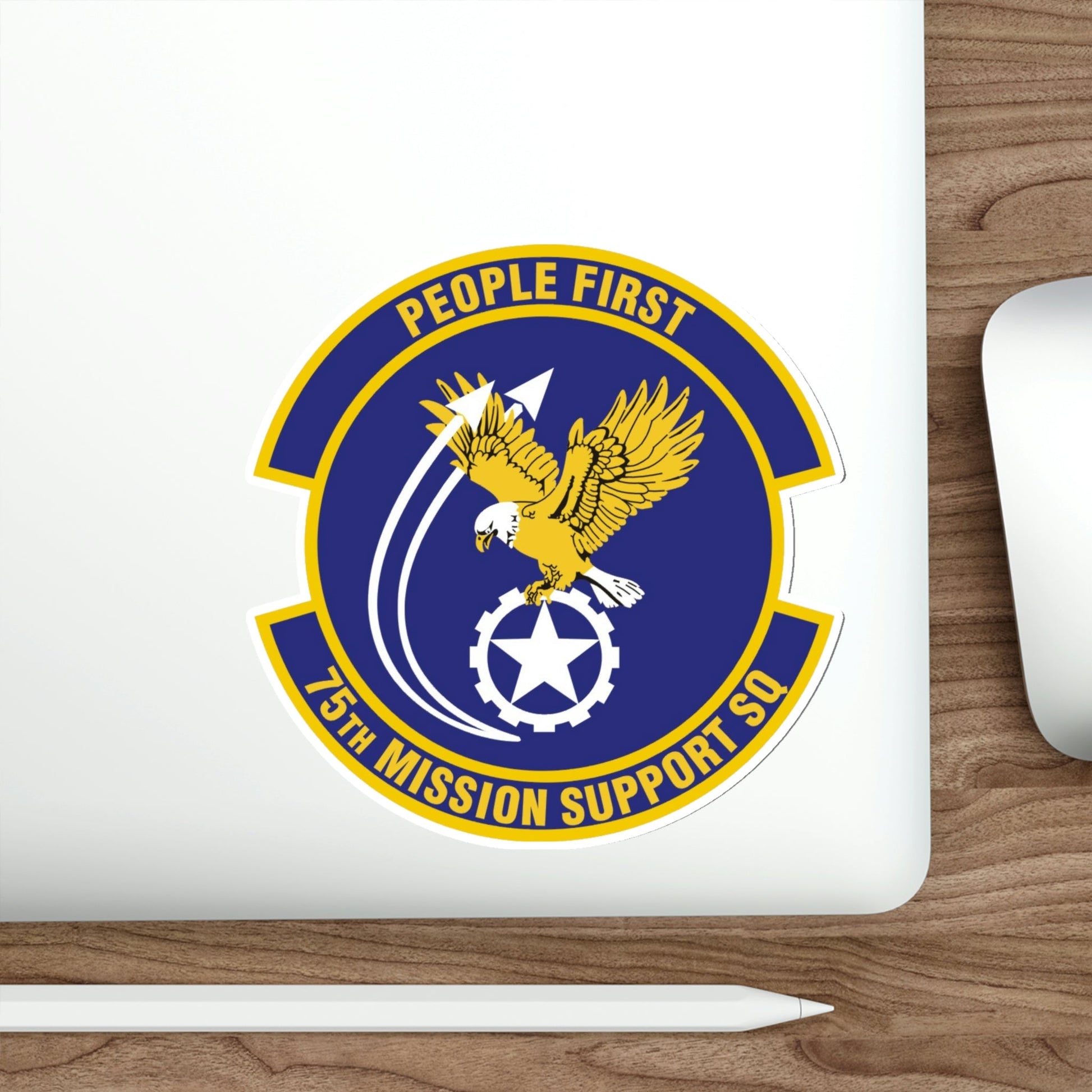 75th Mission Support Squadron (U.S. Air Force) STICKER Vinyl Die-Cut Decal-The Sticker Space