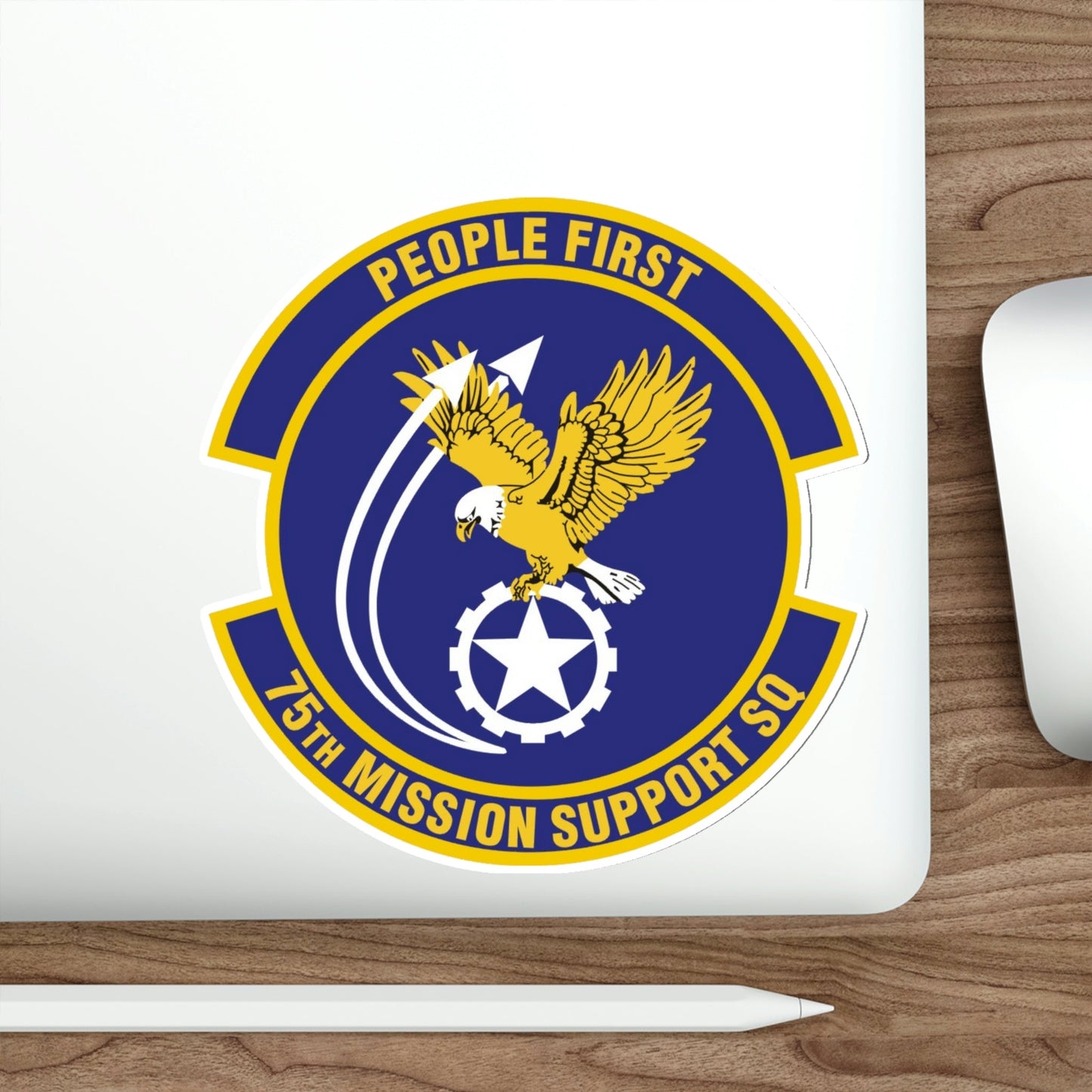 75th Mission Support Squadron (U.S. Air Force) STICKER Vinyl Die-Cut Decal-The Sticker Space