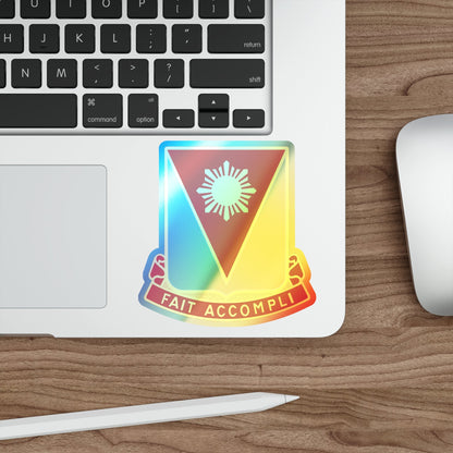 79 Engineer Battalion (U.S. Army) Holographic STICKER Die-Cut Vinyl Decal-The Sticker Space