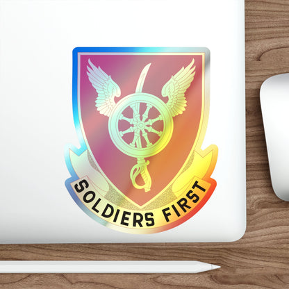 79 Ordnance Battalion Obsolete Insignia (U.S. Army) Holographic STICKER Die-Cut Vinyl Decal-The Sticker Space