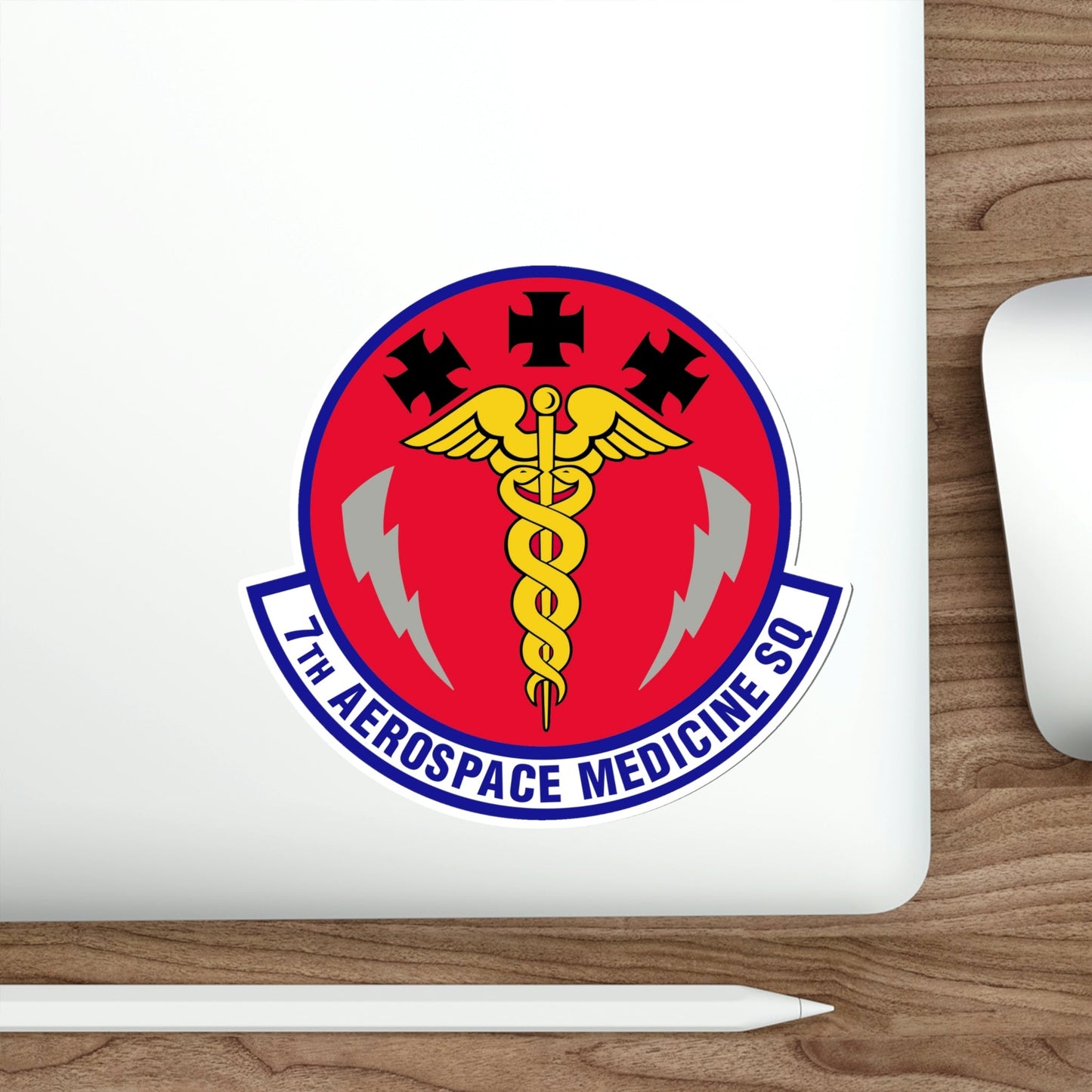 7th Aerospace Medicine Squadron (U.S. Air Force) STICKER Vinyl Die-Cut Decal-The Sticker Space