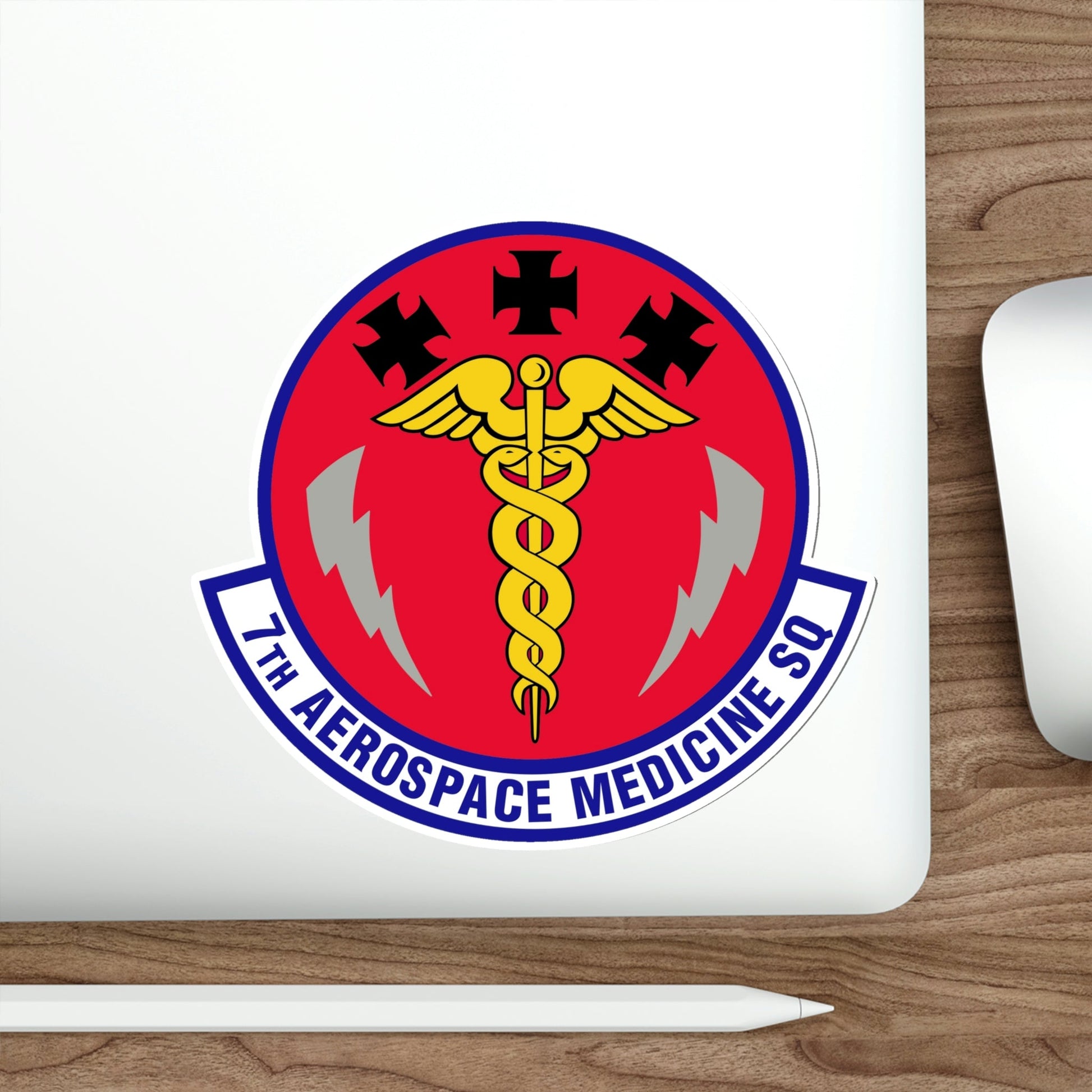 7th Aerospace Medicine Squadron (U.S. Air Force) STICKER Vinyl Die-Cut Decal-The Sticker Space
