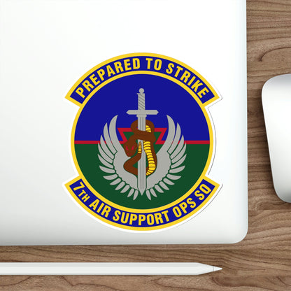 7th Air Support Operations Squadron (U.S. Air Force) STICKER Vinyl Die-Cut Decal-The Sticker Space