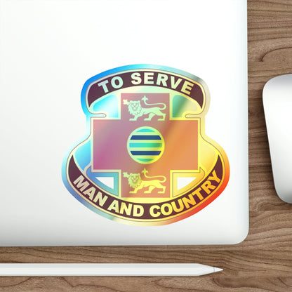 801 Combat Support Hospital (U.S. Army) Holographic STICKER Die-Cut Vinyl Decal-The Sticker Space