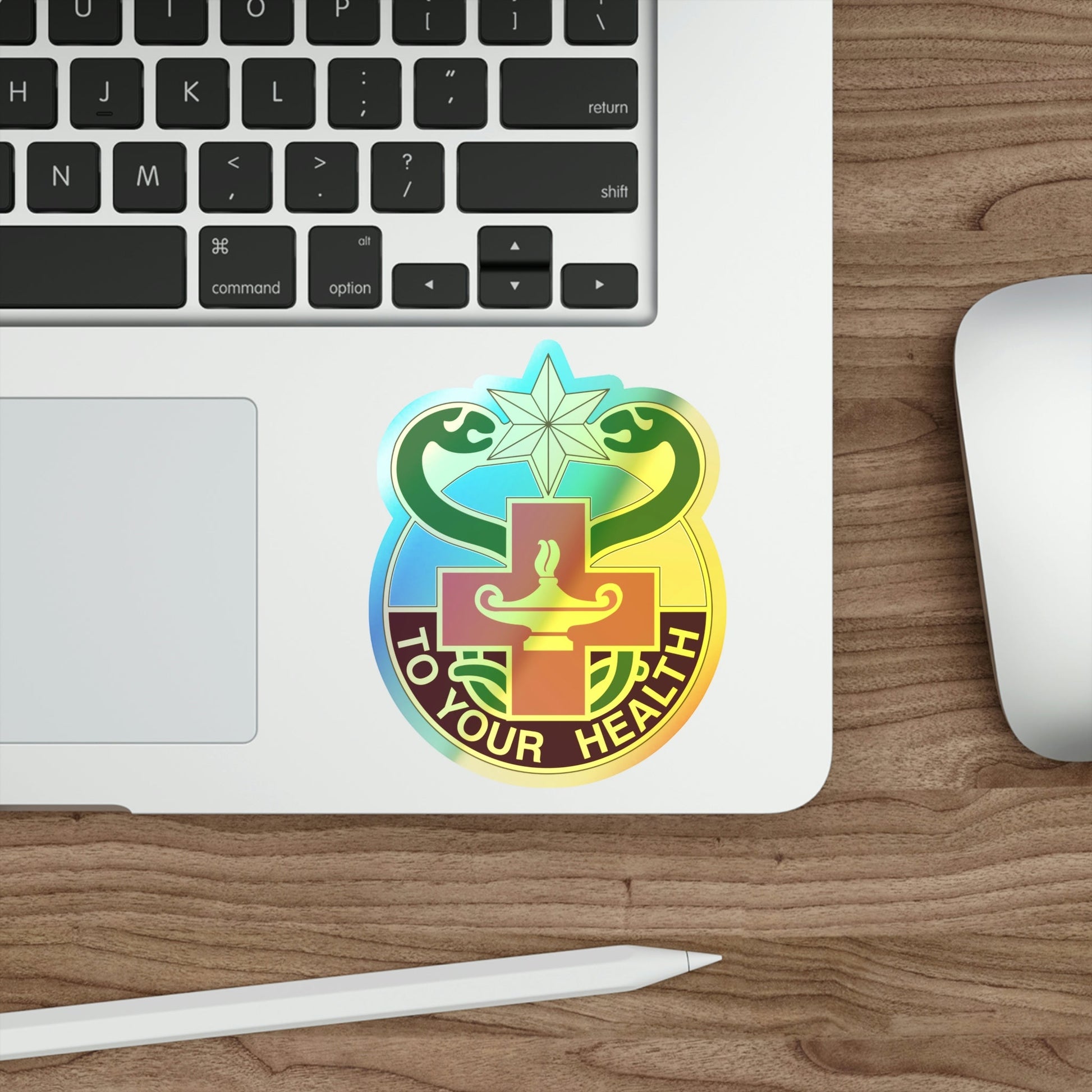 804 Medical Brigade 3 (U.S. Army) Holographic STICKER Die-Cut Vinyl Decal-The Sticker Space