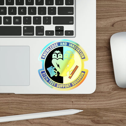 812 Test and Support Squadron AFMC (U.S. Air Force) Holographic STICKER Die-Cut Vinyl Decal-The Sticker Space