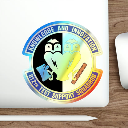 812 Test and Support Squadron AFMC (U.S. Air Force) Holographic STICKER Die-Cut Vinyl Decal-The Sticker Space