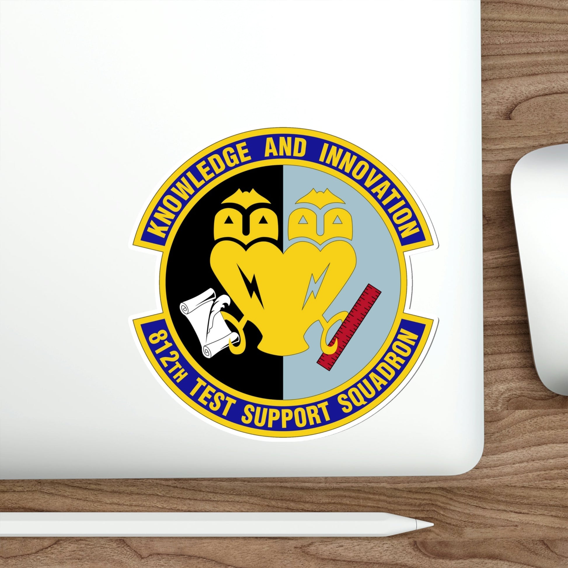 812 Test and Support Squadron AFMC (U.S. Air Force) STICKER Vinyl Die-Cut Decal-The Sticker Space