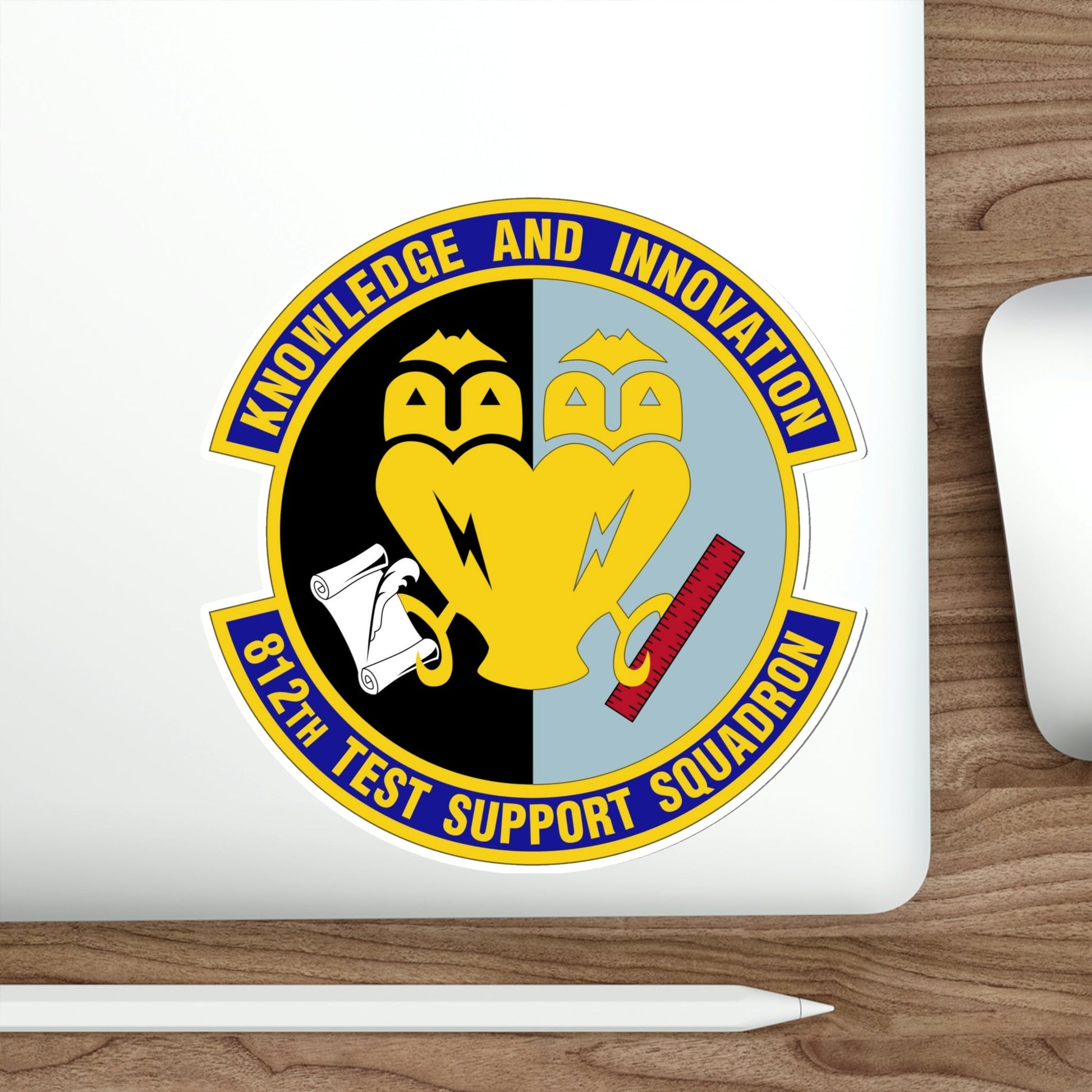 812 Test and Support Squadron AFMC (U.S. Air Force) STICKER Vinyl Die-Cut Decal-The Sticker Space