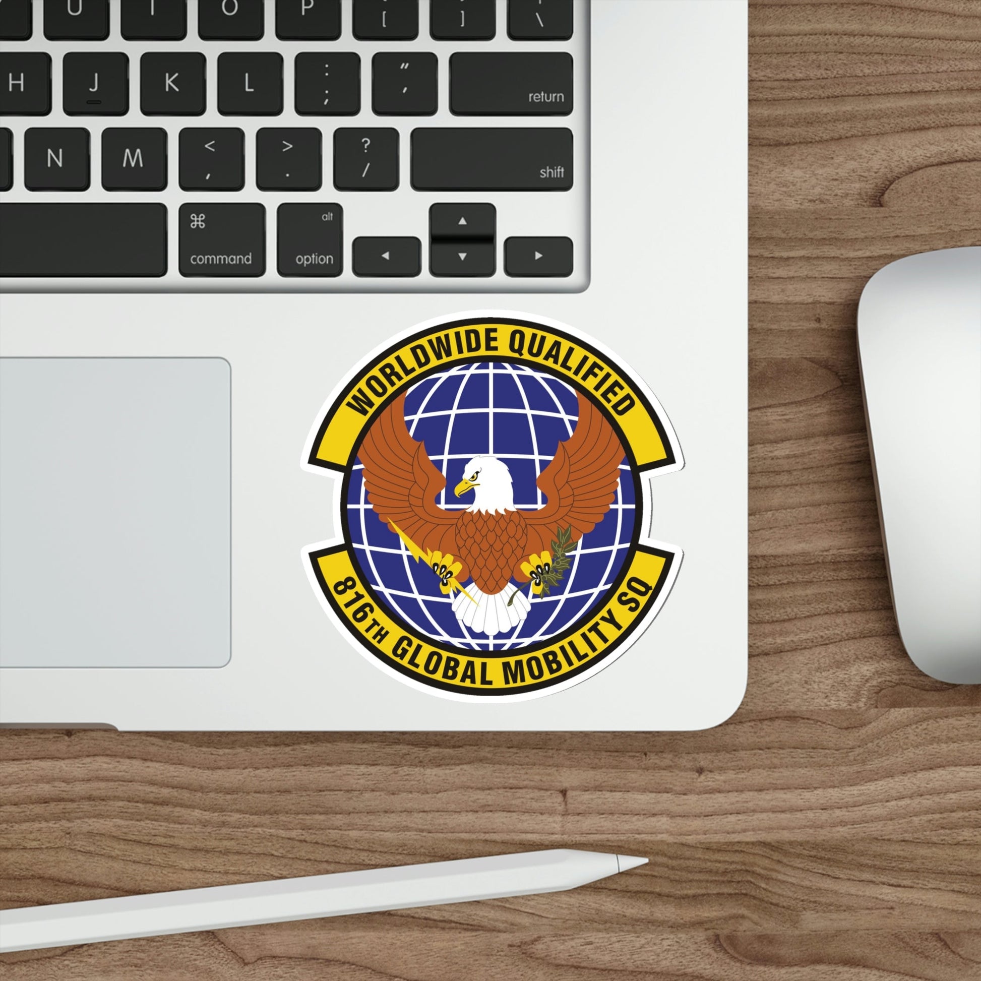 816th Global Mobility Squadron (U.S. Air Force) STICKER Vinyl Die-Cut Decal-The Sticker Space