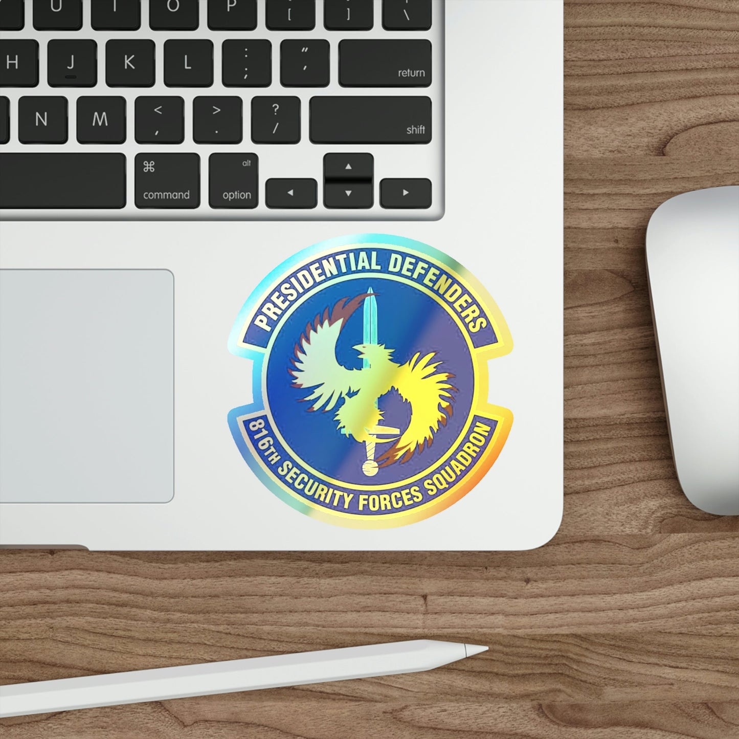 816th Security Forces Squadron (U.S. Air Force) Holographic STICKER Die-Cut Vinyl Decal-The Sticker Space