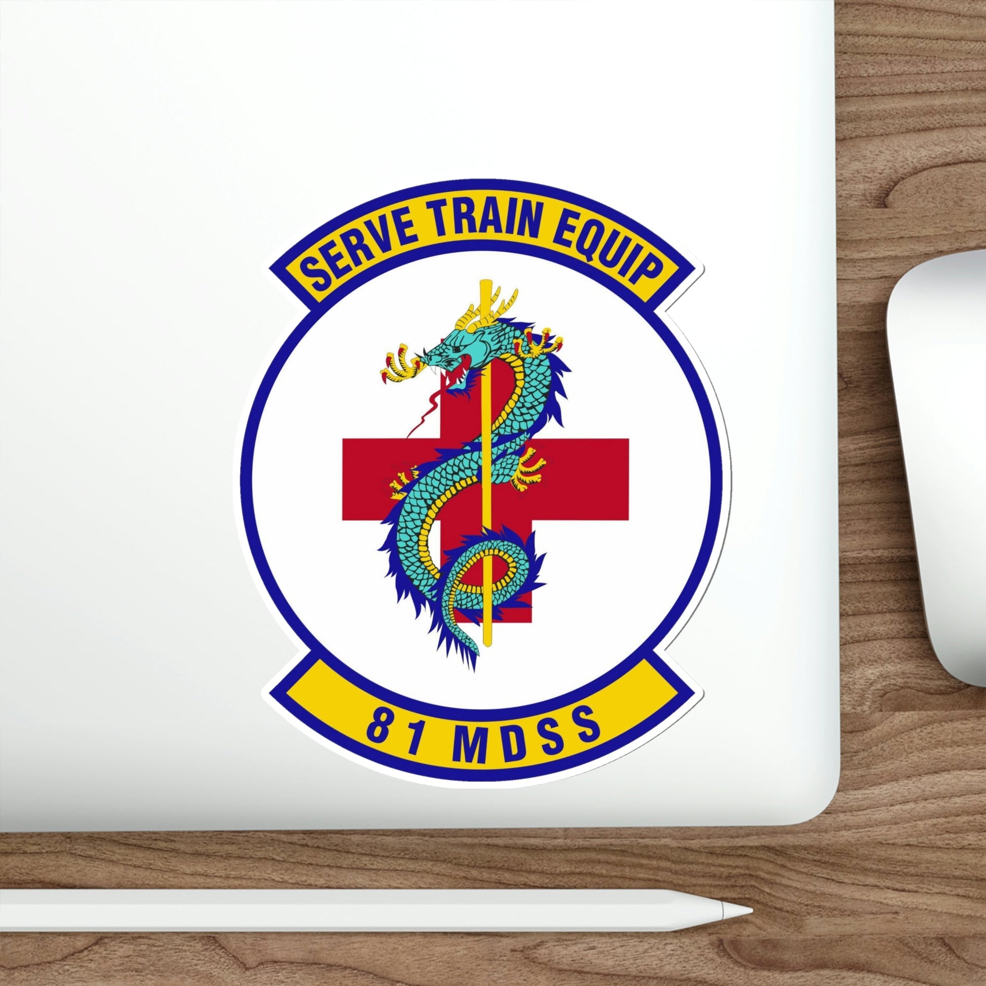 81st Medical Support Squadron (U.S. Air Force) STICKER Vinyl Die-Cut Decal-The Sticker Space
