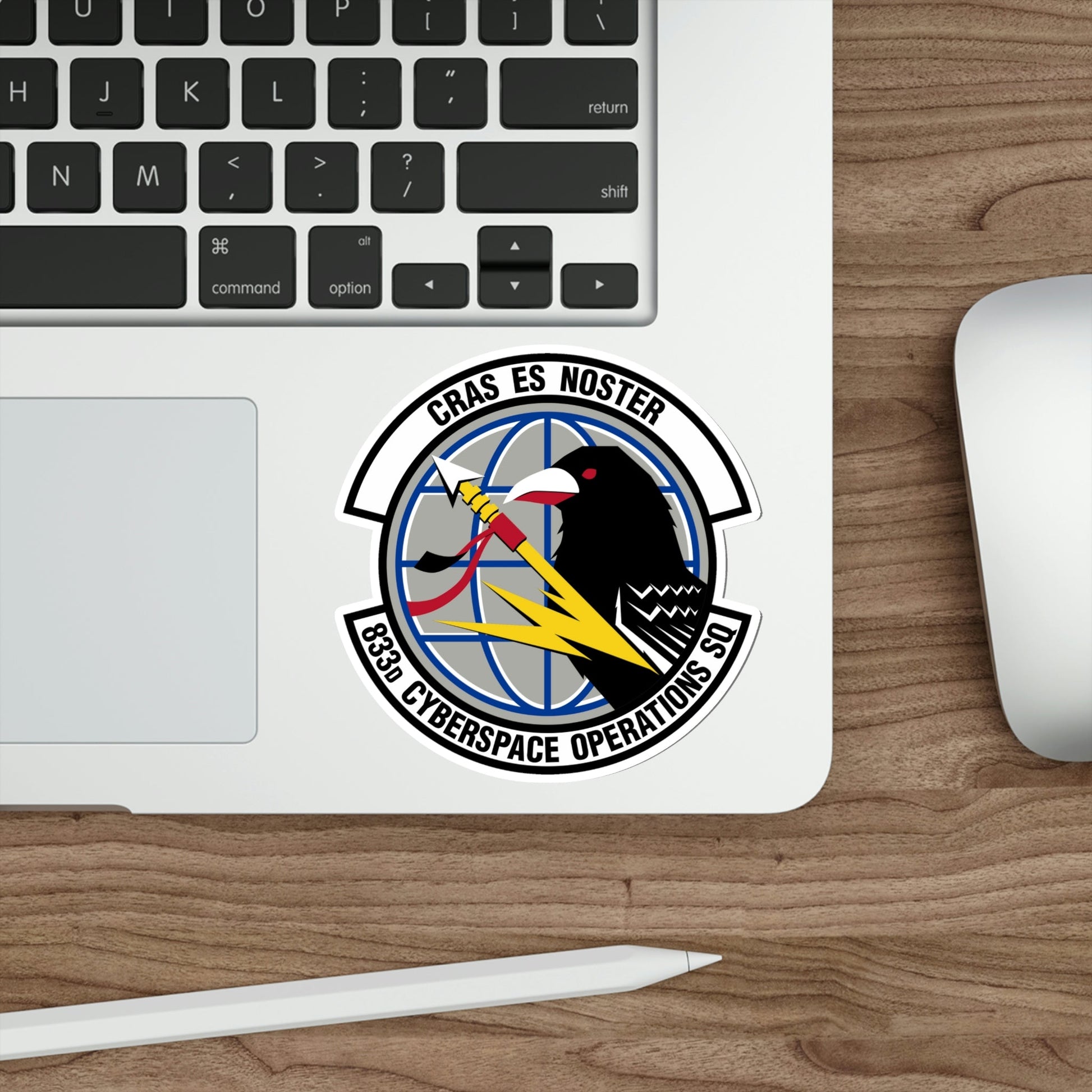 833 Cyberspace Operations Squadron ACC (U.S. Air Force) STICKER Vinyl Die-Cut Decal-The Sticker Space