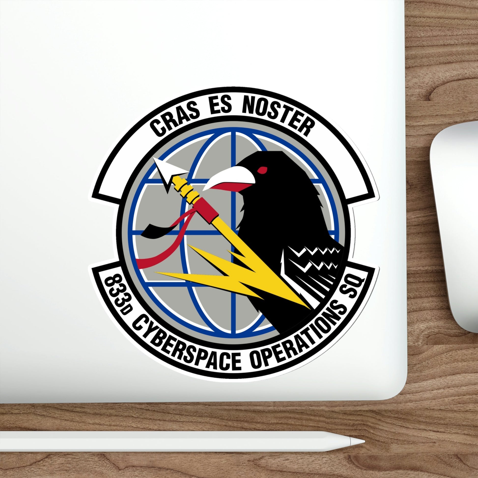 833 Cyberspace Operations Squadron ACC (U.S. Air Force) STICKER Vinyl Die-Cut Decal-The Sticker Space