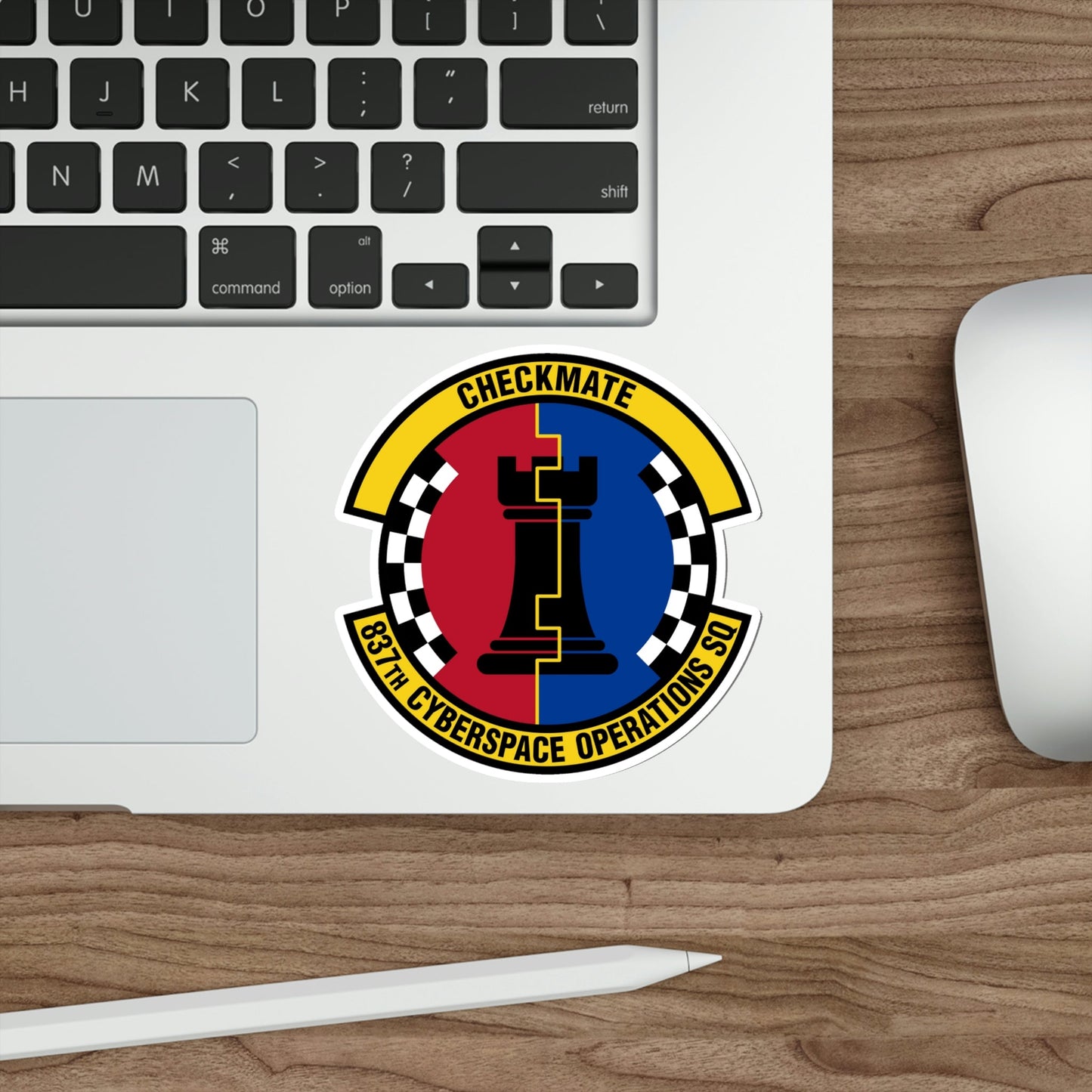 837 Cyberspace Operations Squadron ACC (U.S. Air Force) STICKER Vinyl Die-Cut Decal-The Sticker Space