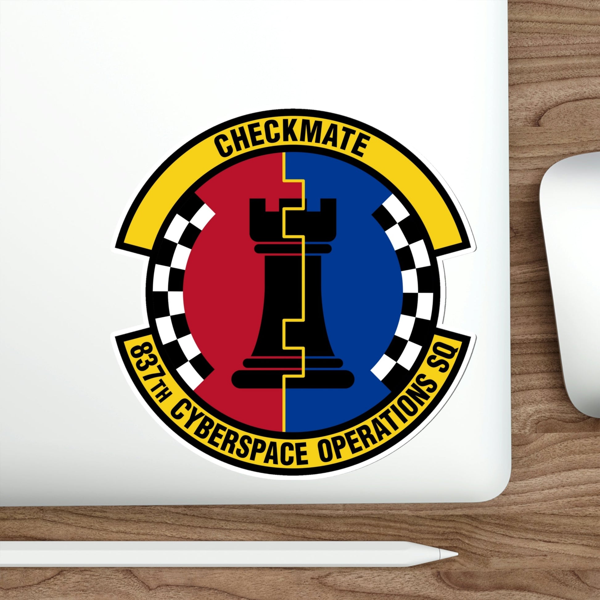 837 Cyberspace Operations Squadron ACC (U.S. Air Force) STICKER Vinyl Die-Cut Decal-The Sticker Space