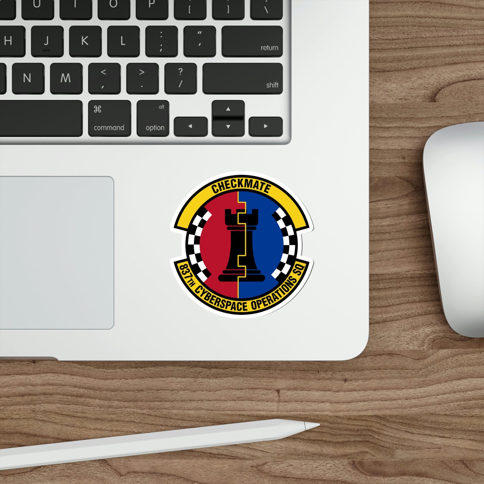 837 Cyberspace Operations Squadron ACC (U.S. Air Force) STICKER Vinyl Die-Cut Decal-The Sticker Space