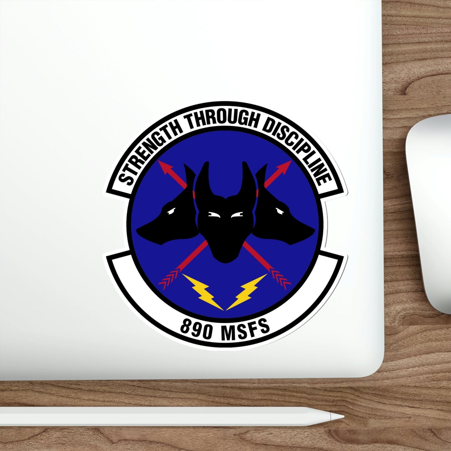 890 Missile Security Forces Squadron AFGSC (U.S. Air Force) STICKER Vinyl Die-Cut Decal-The Sticker Space