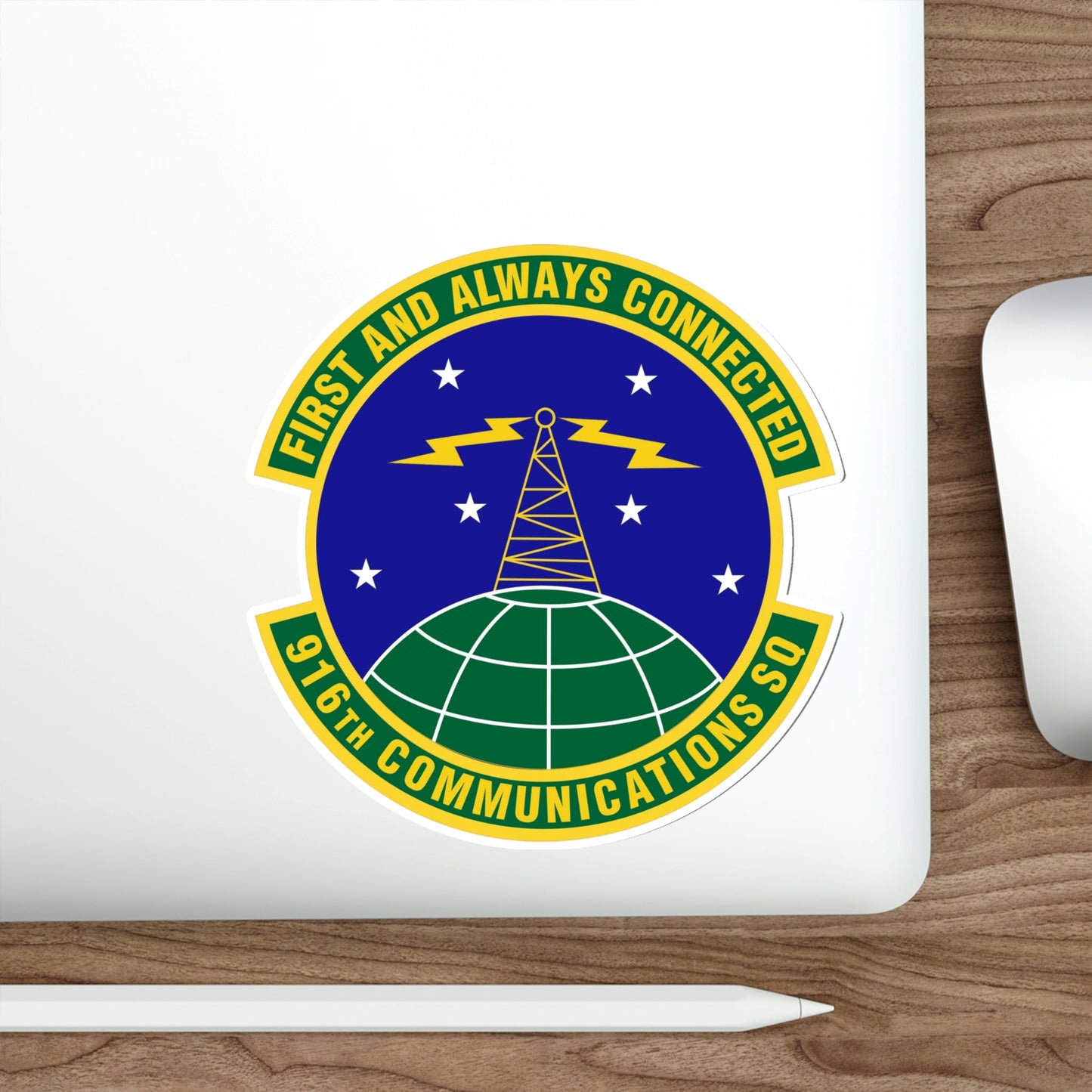 916th Communications Squadron (U.S. Air Force) STICKER Vinyl Die-Cut Decal-The Sticker Space