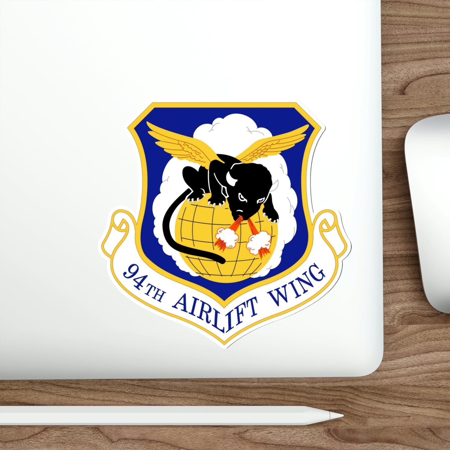 94th Airlift Wing (U.S. Air Force) STICKER Vinyl Die-Cut Decal-The Sticker Space