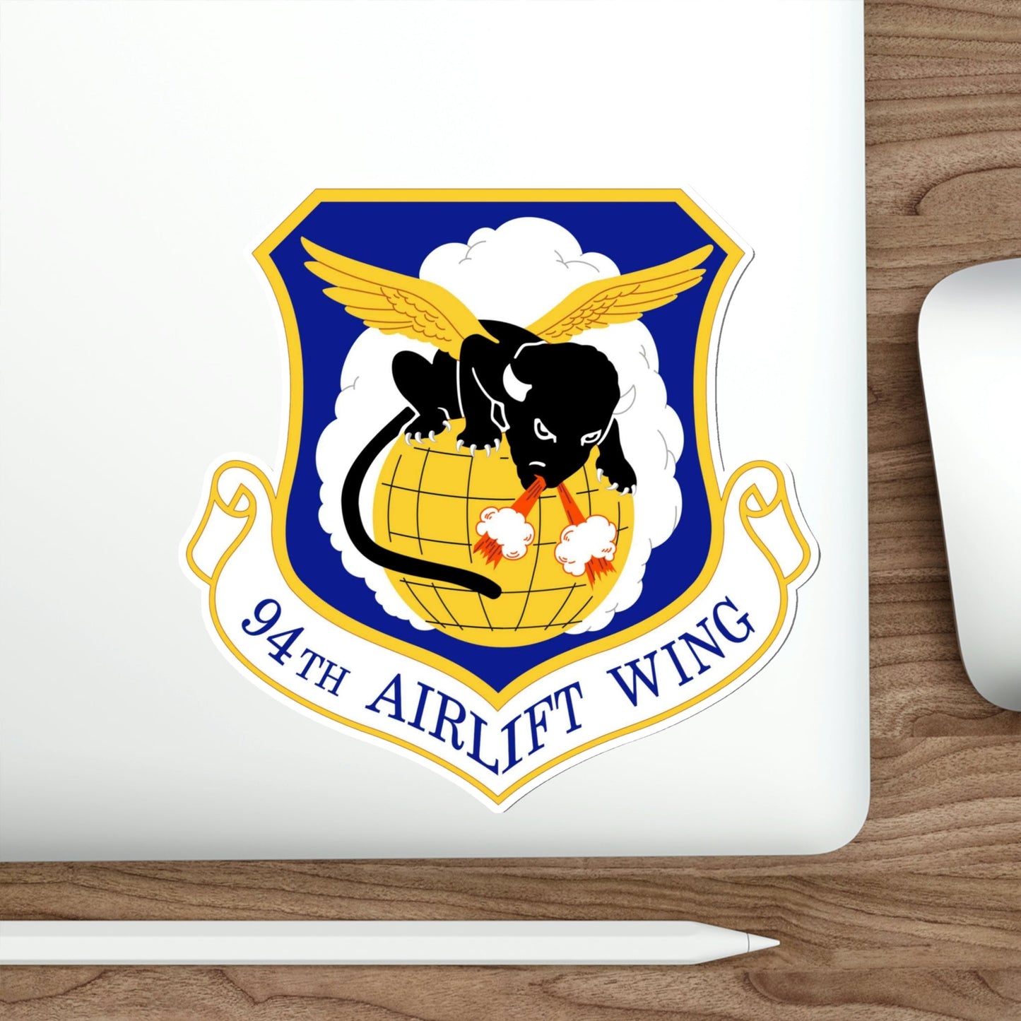 94th Airlift Wing (U.S. Air Force) STICKER Vinyl Die-Cut Decal-The Sticker Space